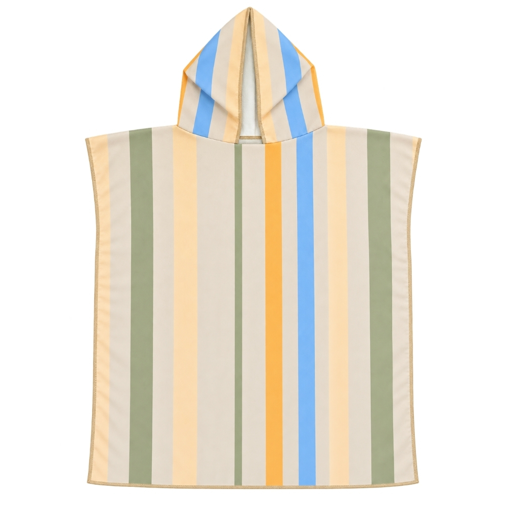 Image Poncho de plage pour enfants – Lignes de dunes